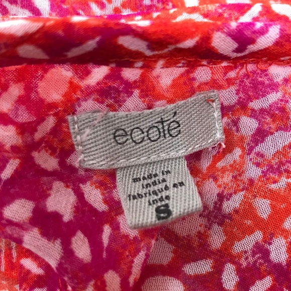 D2 Ecote sheer ruffle tank S - Picture 4 of 4